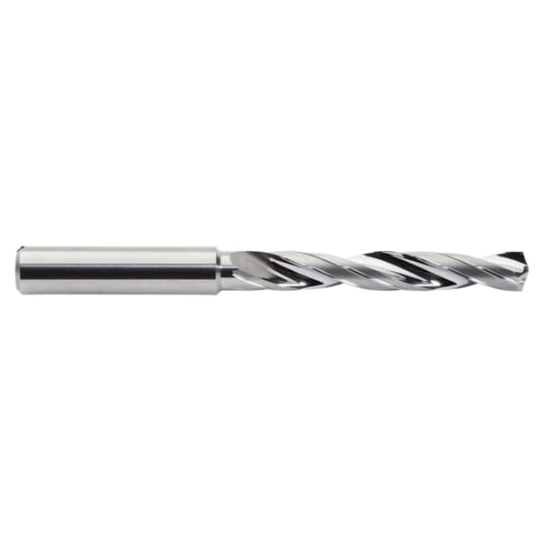 Cyclone Drill For Aluminum 5X 2 Flute Coolant Fed Drill, 1/8